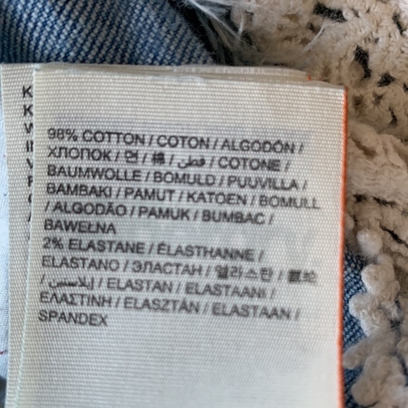 Superdry Denim Short Overalls with Cream Lace Hem Women’s Distressed Size Small - Picture 12 of 14